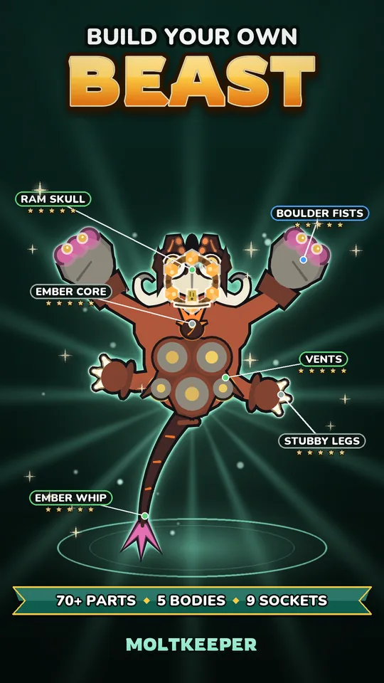 Build a creature from parts