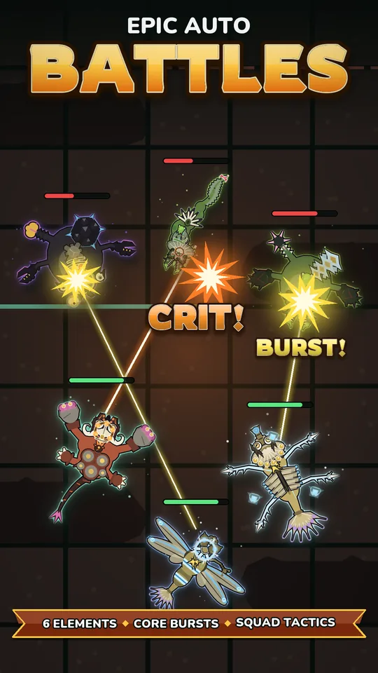 Fights play out on the board